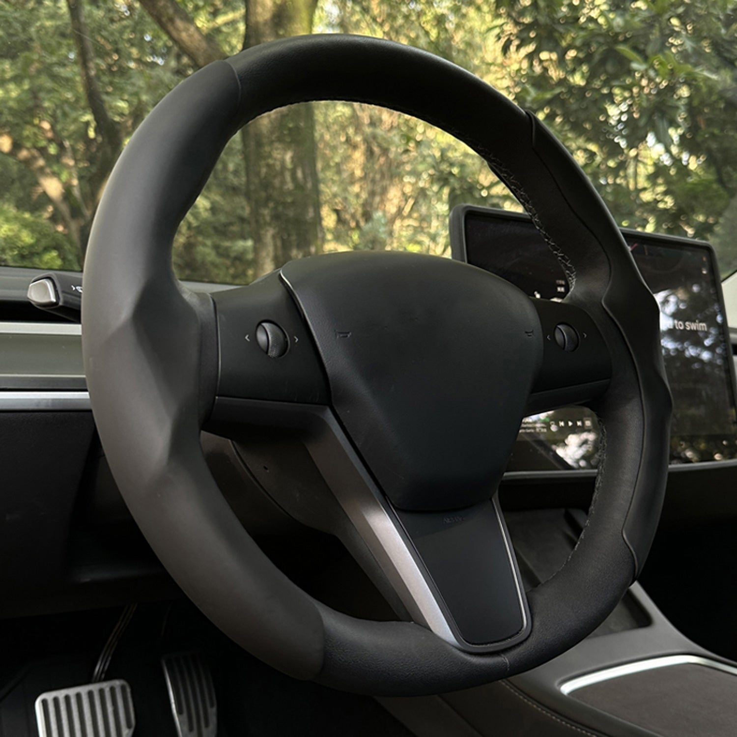 Silicone Steering Wheel Cover for Tesla Model Y Juniper 2025
