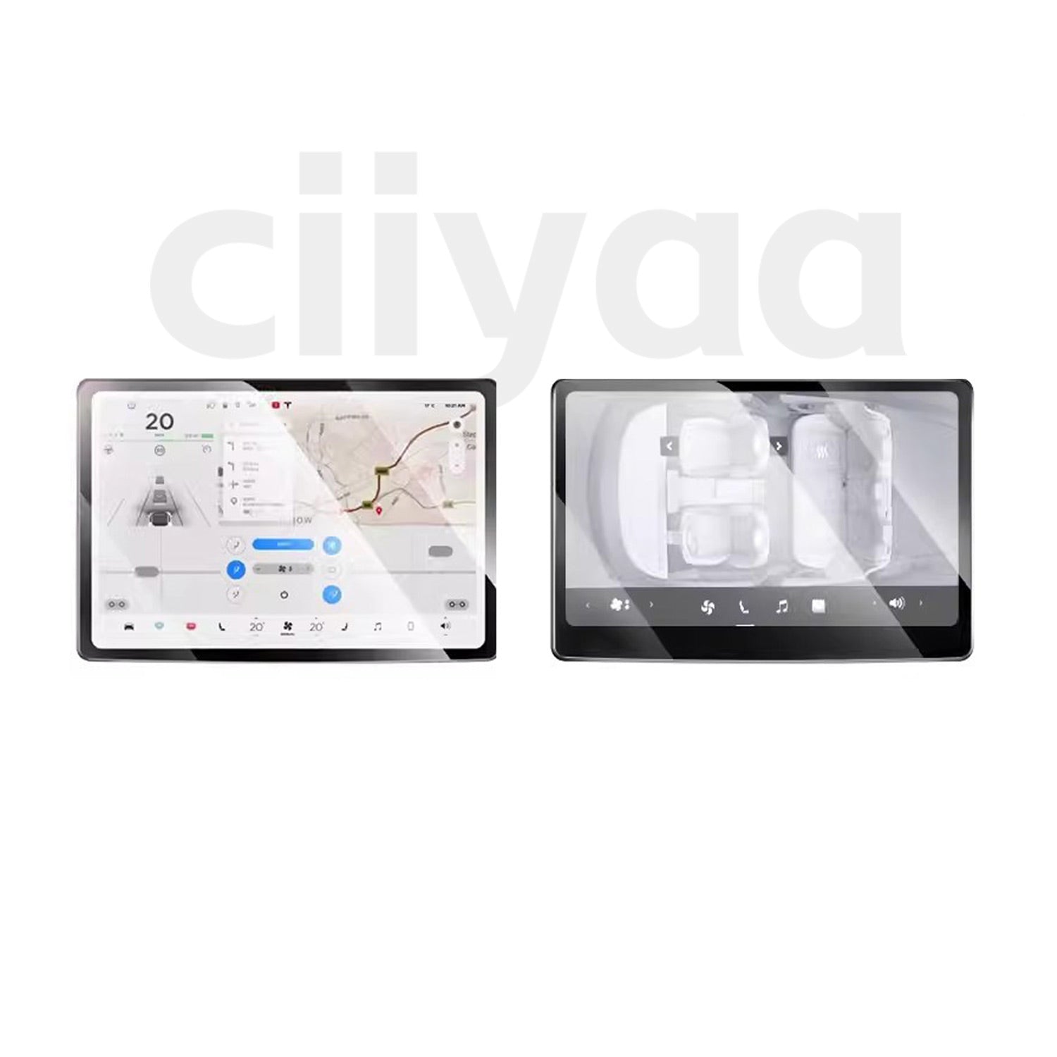 Tempered Glass Screen Protector for Tesla Model Y Juniper 2025