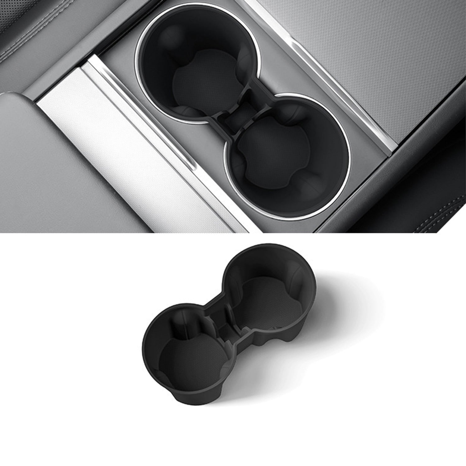 Soft Center Console Cup Holder for Tesla Model 3 Highland 2025 2024