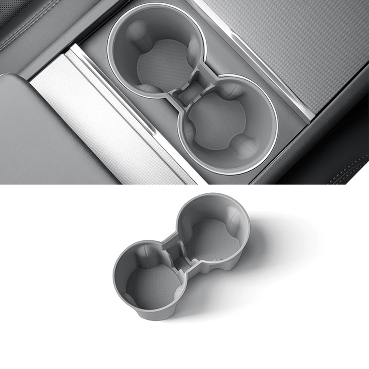 Soft Center Console Cup Holder for Tesla Model Y Juniper 2025