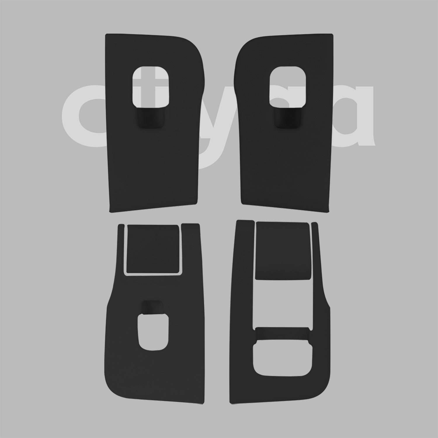 PureDeco Window Button Cover for Tesla Model 3 Highland 2025 2024