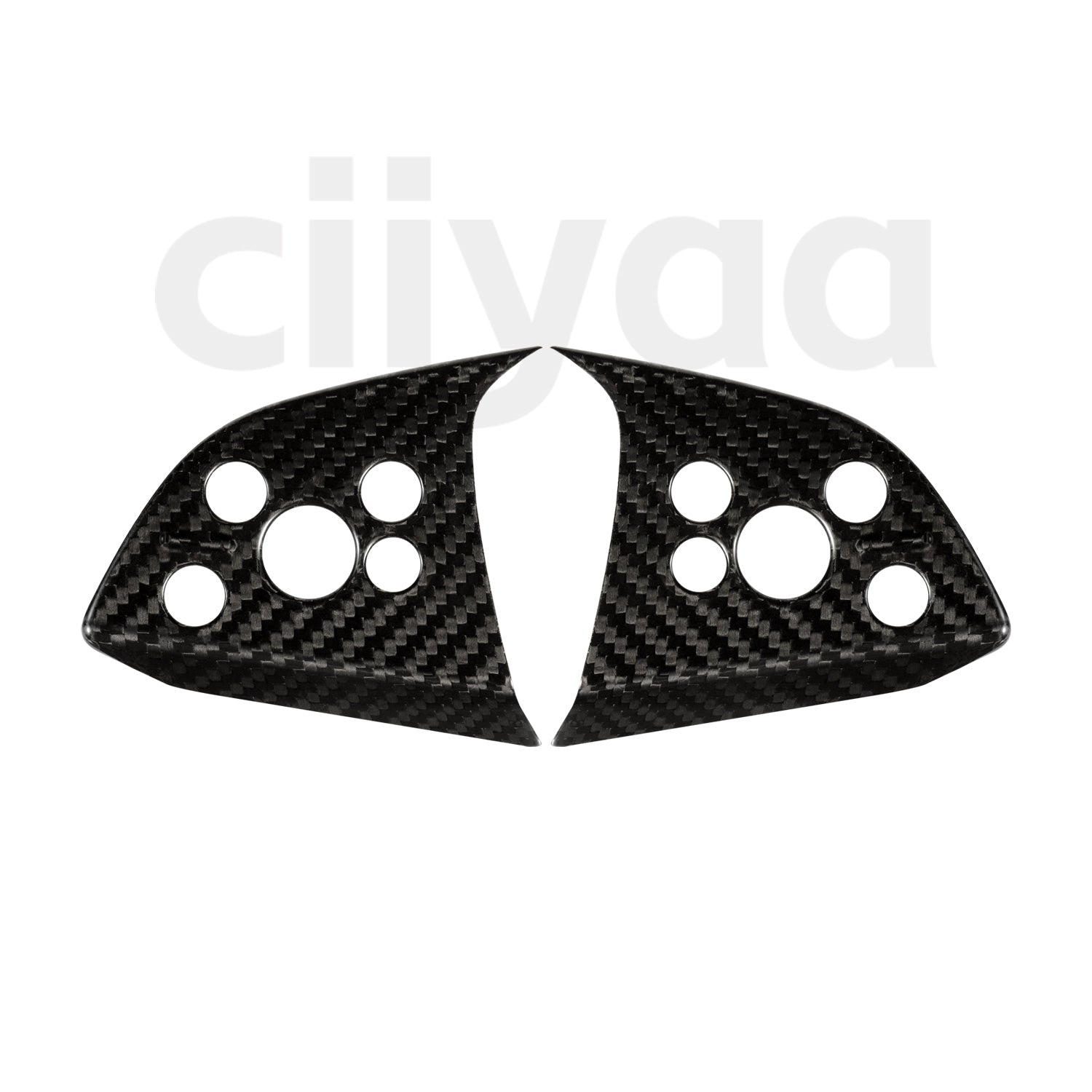 Carbon Fiber Steering Wheel Stickers for Tesla Model 3 Highland 2025 2024