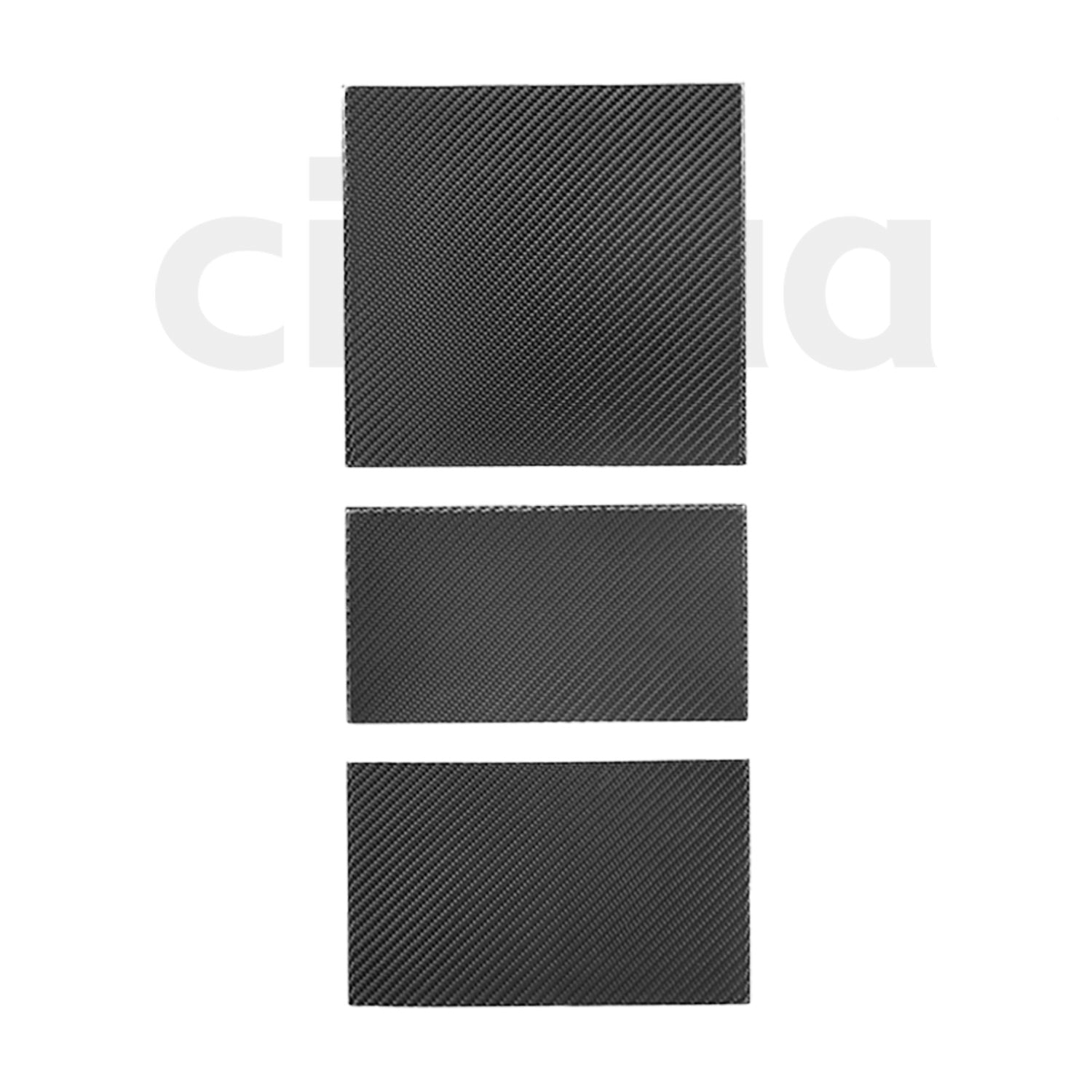 Carbon Fiber Center Console Sticker for Tesla Model 3 Highland 2025 2024