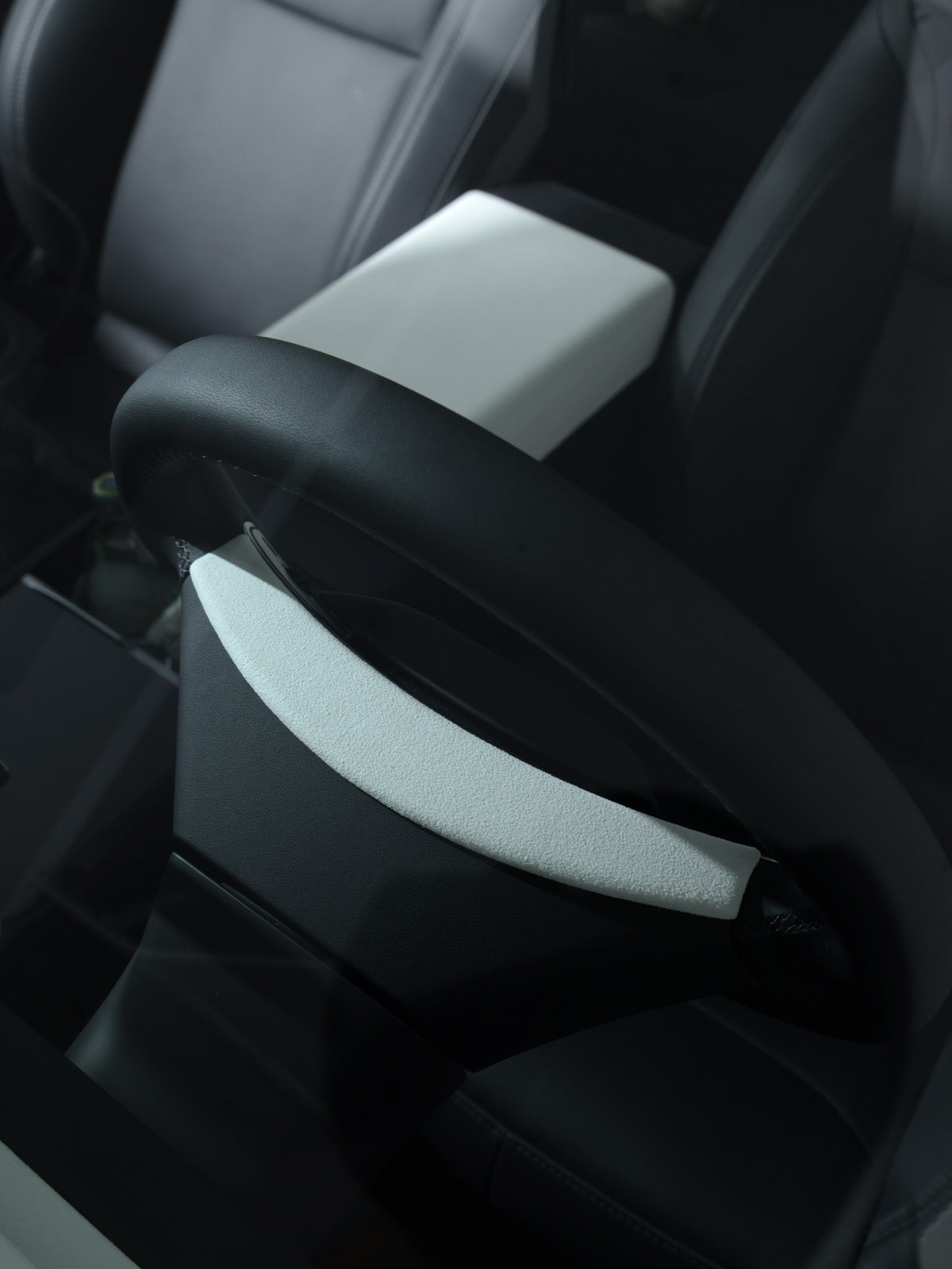 CiyaSuede Steering Wheel Upper Trim for Tesla Model 3 Highland 2025 2024