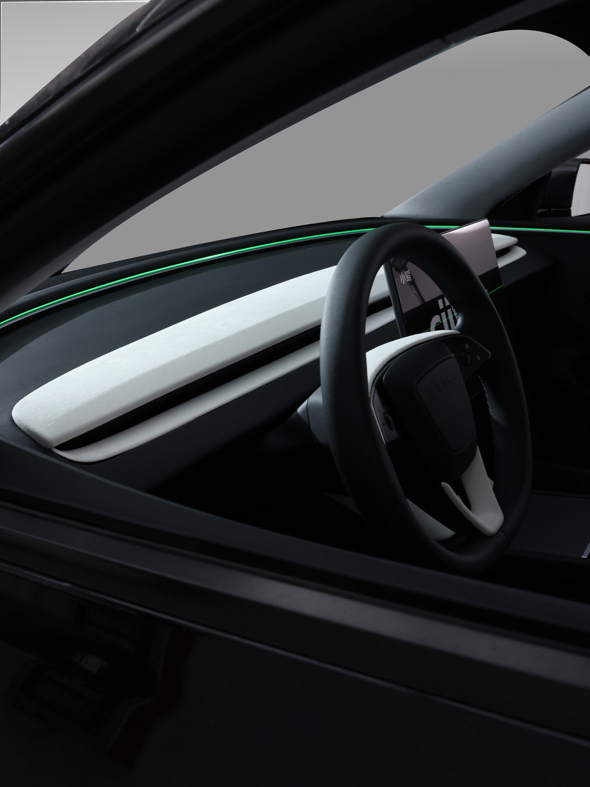CiyaSuede Dashboard Vent Trim for Tesla Model Y Juniper 2025