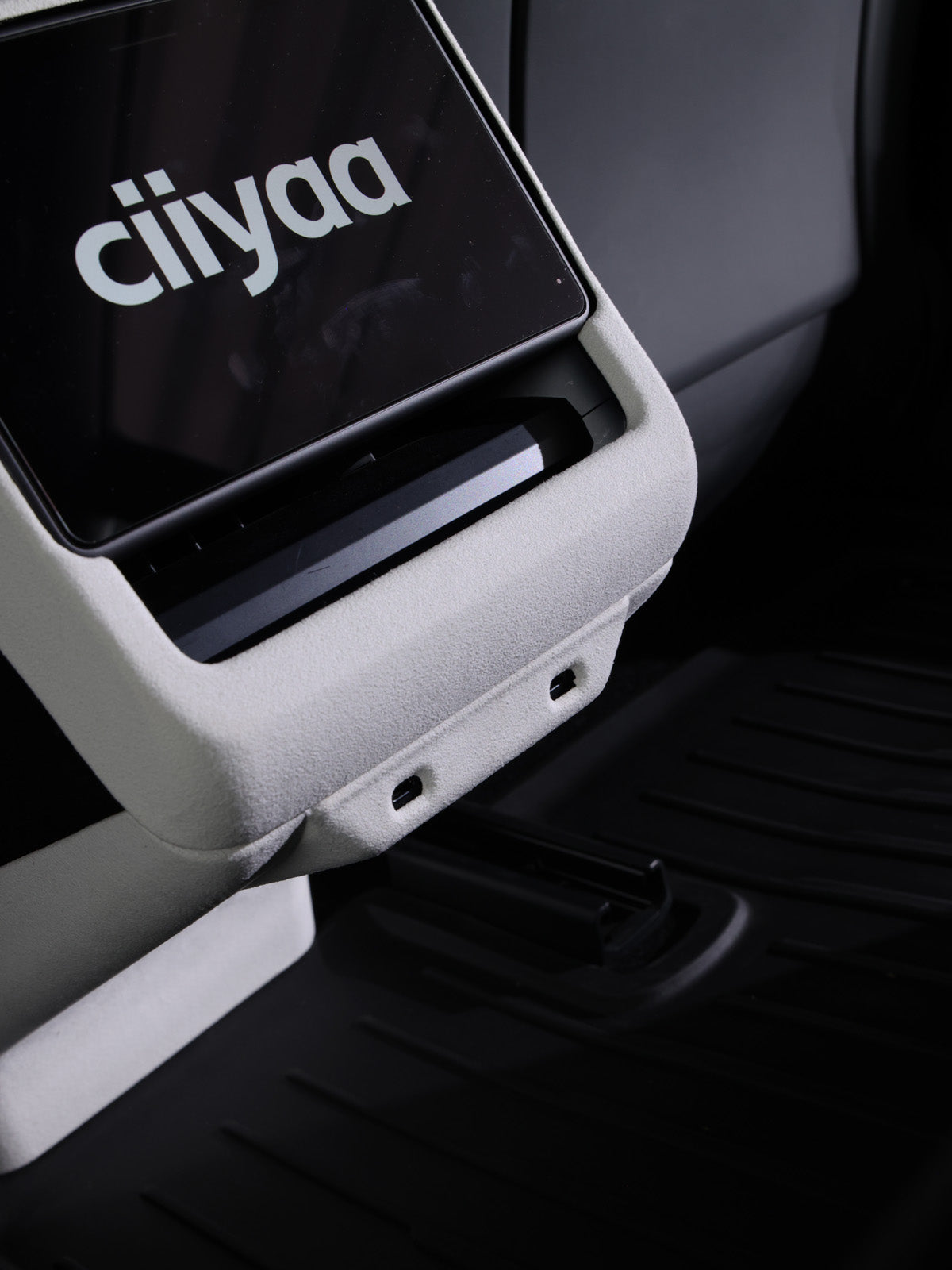 CiyaSuede Rear Center Console Anti-Kick Cover for Tesla Model 3 Highland 2025 2024