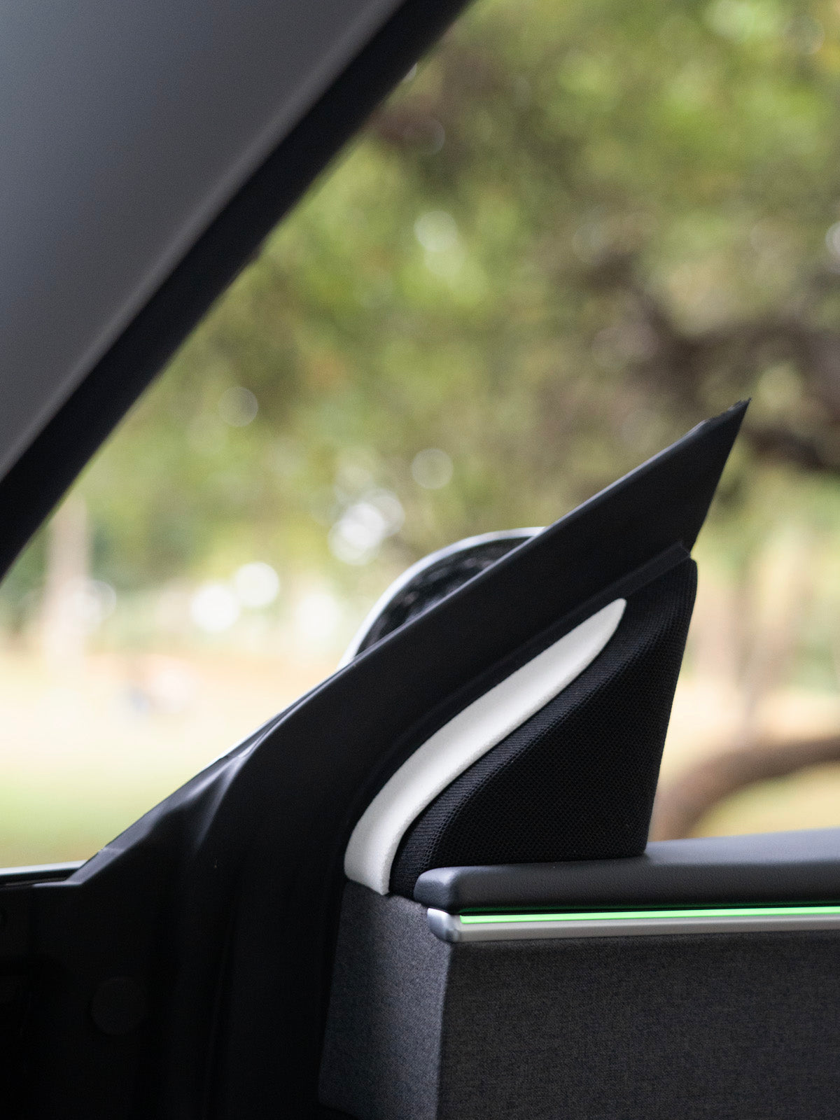 CiyaSuede Front Door Speaker Trim for Tesla Model 3 Highland 2025 2024