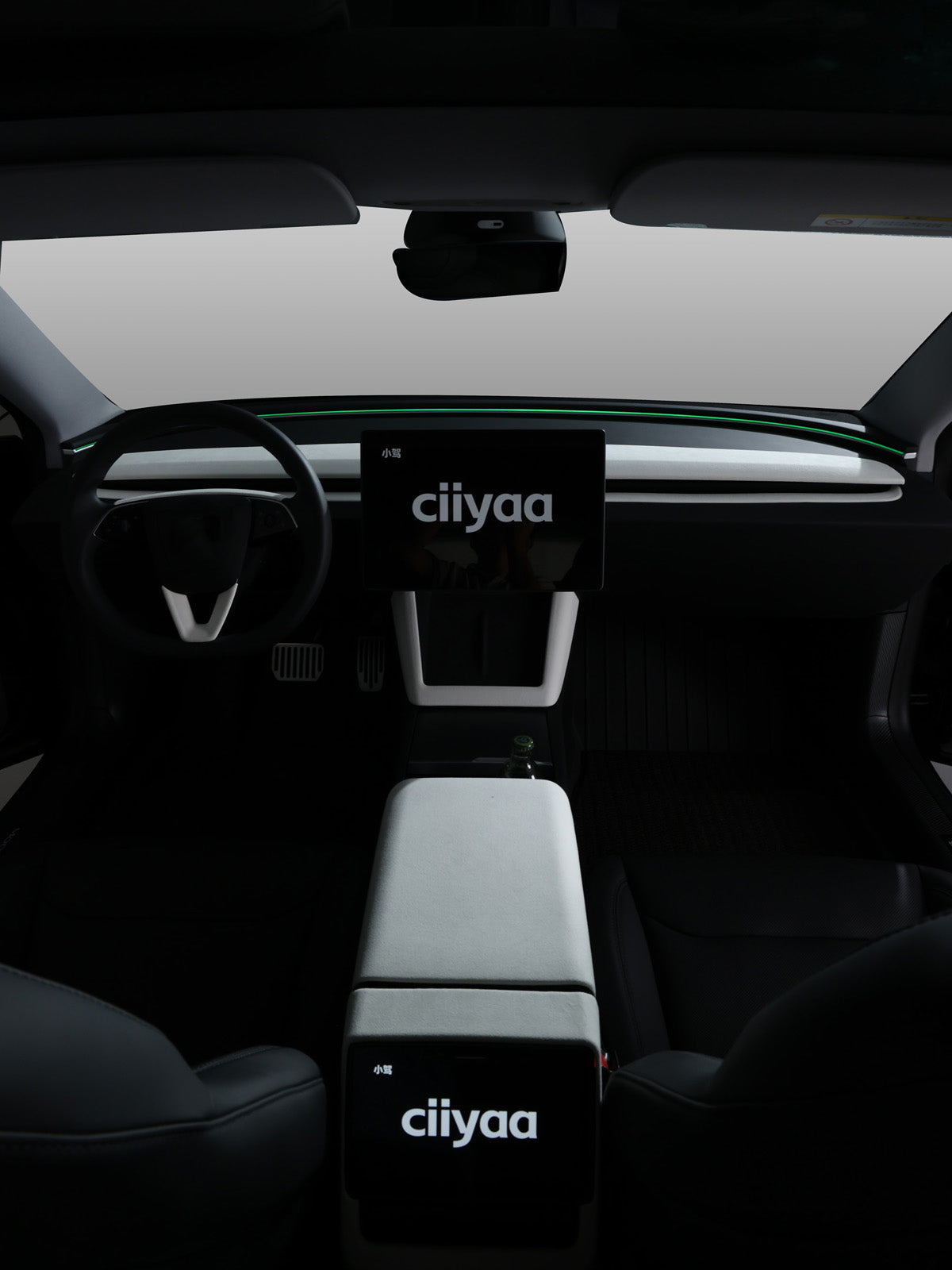 CiyaSuede Dashboard Trim for Tesla Model 3 Highland 2025 2024