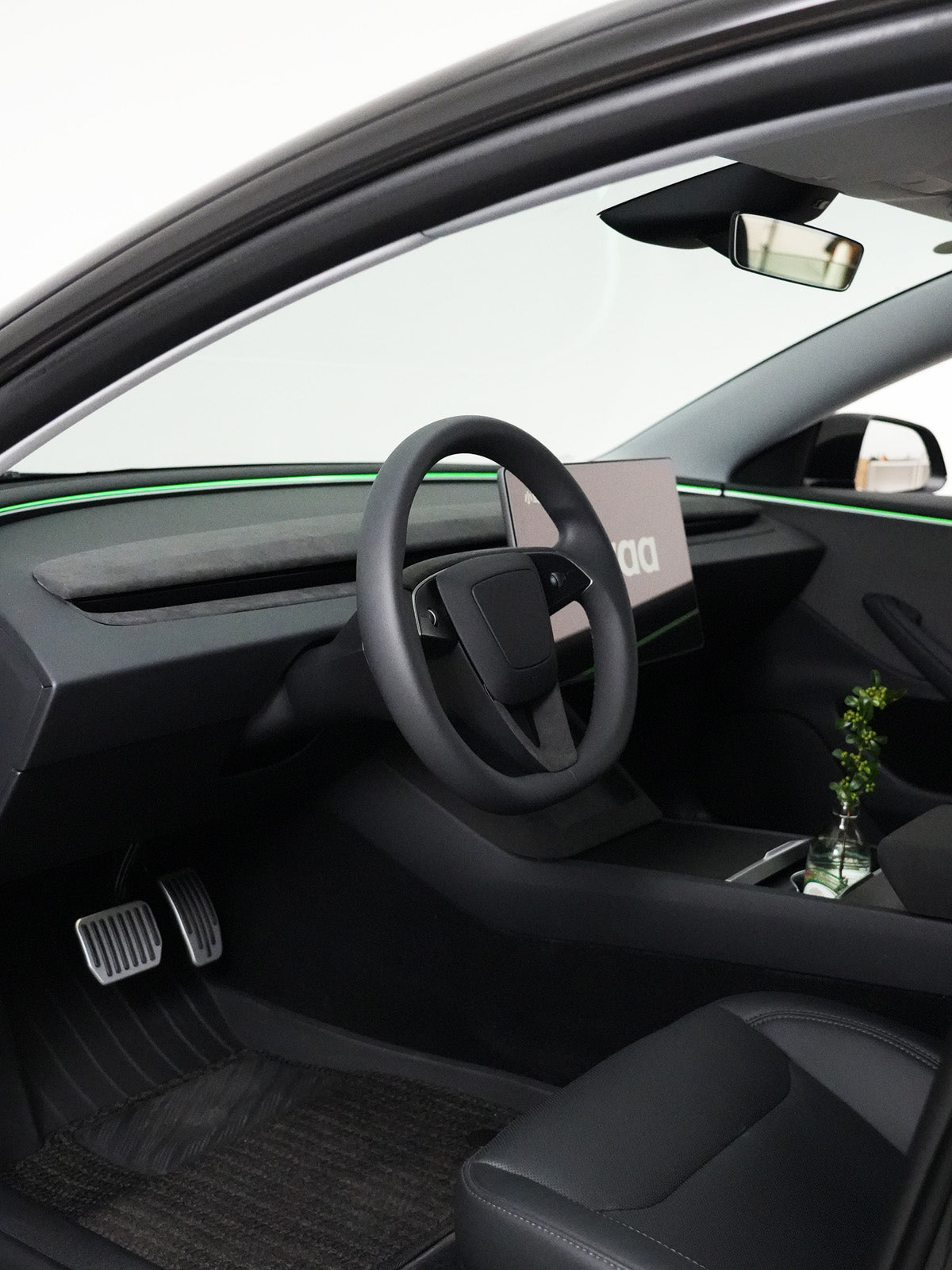 Alcantara Window Button Cover for Tesla Model 3 Highland 2025 2024
