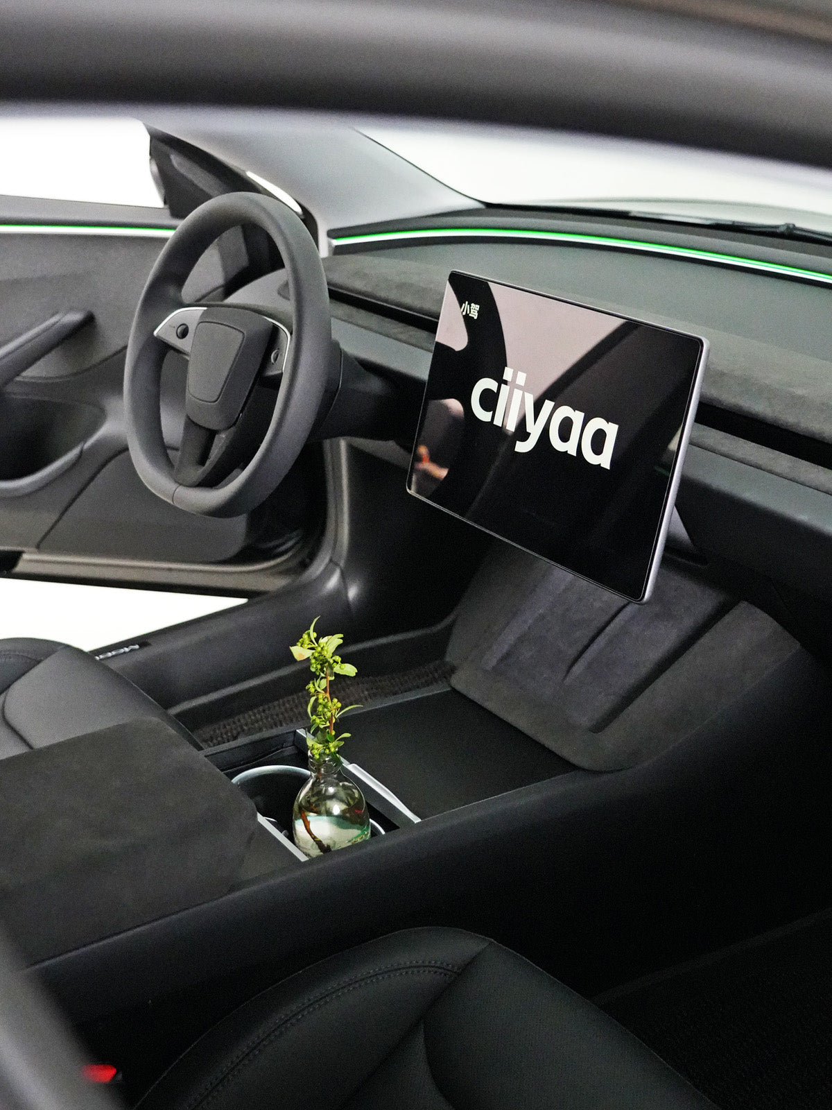 Alcantara Rear Air Outlet Cover Sticker for Tesla Model 3 Highland 2025 2024