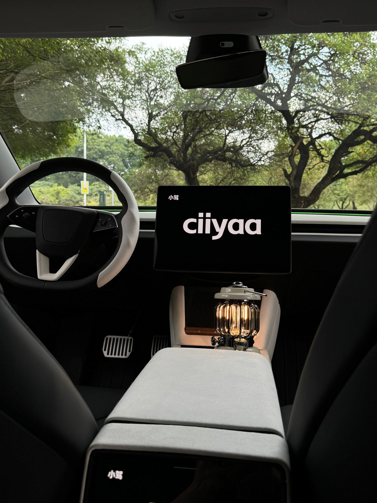 CiyaSuede Dashboard Vent Trim for Tesla Model 3 Highland 2025 2024