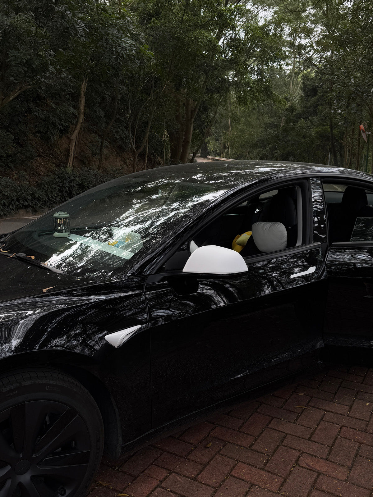 PureDeco Outside Door Handle Sticker for Tesla Model 3 Highland 2025 2024