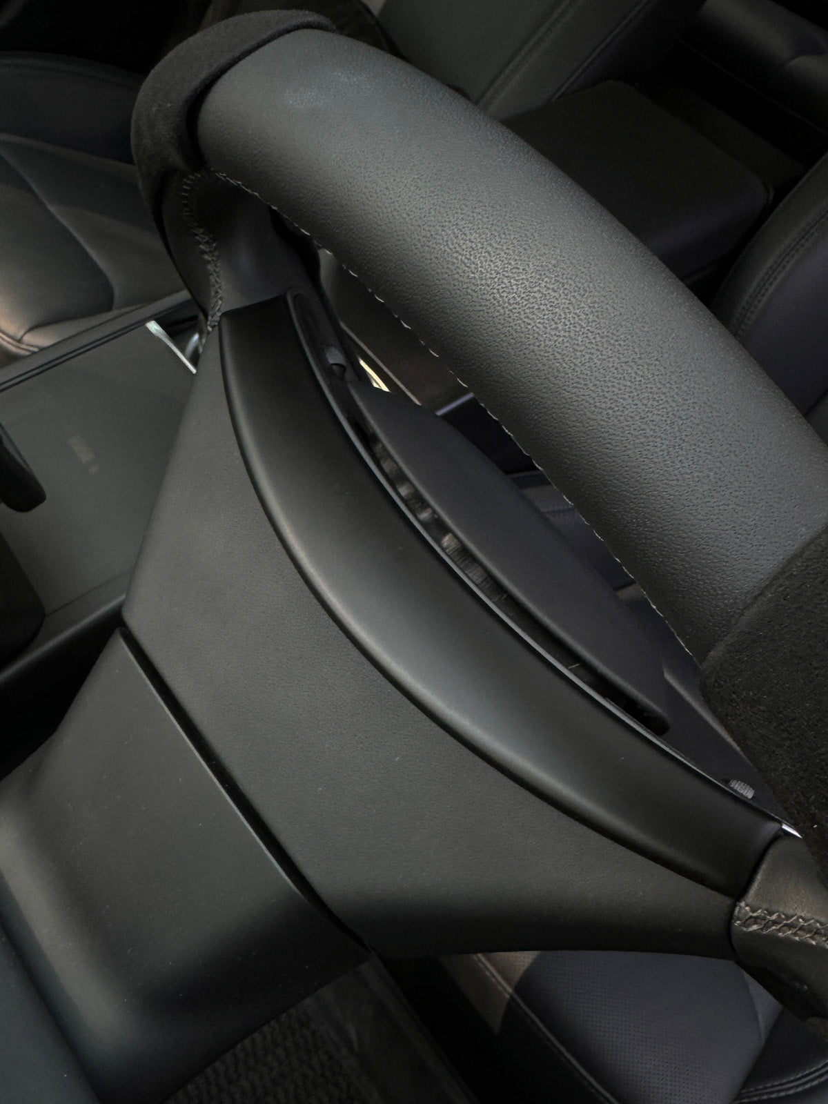 PureDeco Steering Wheel Upper Trim for Tesla Model Y Juniper 2025