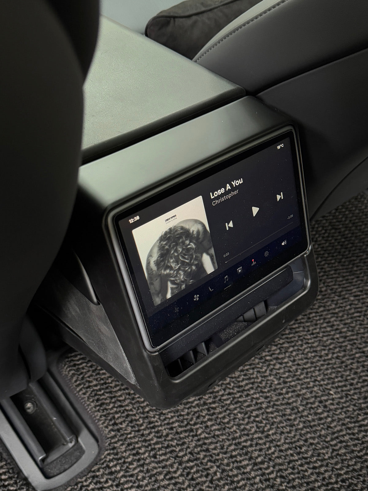 PureDeco Rear Air Outlet Cover for Tesla Model 3 Highland 2025 2024