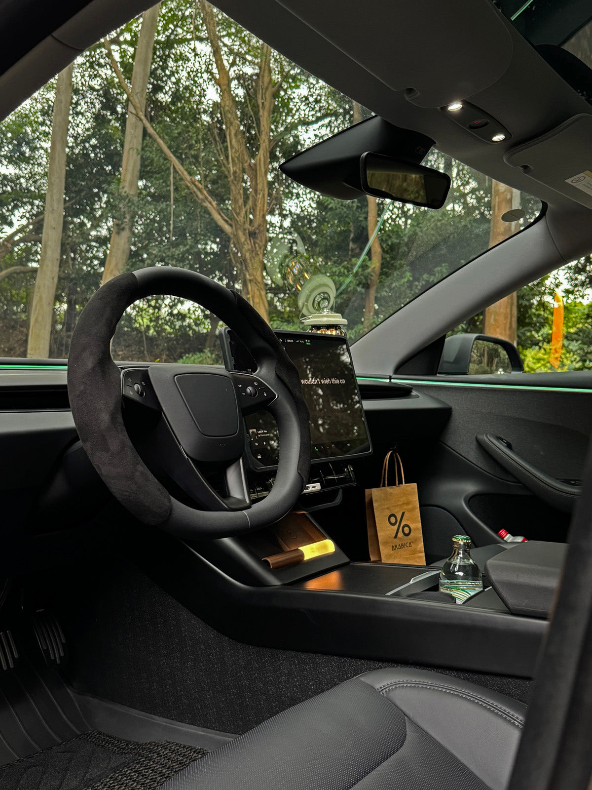 PureDeco Dashboard Cover for Tesla Model 3 Highland 2025 2024