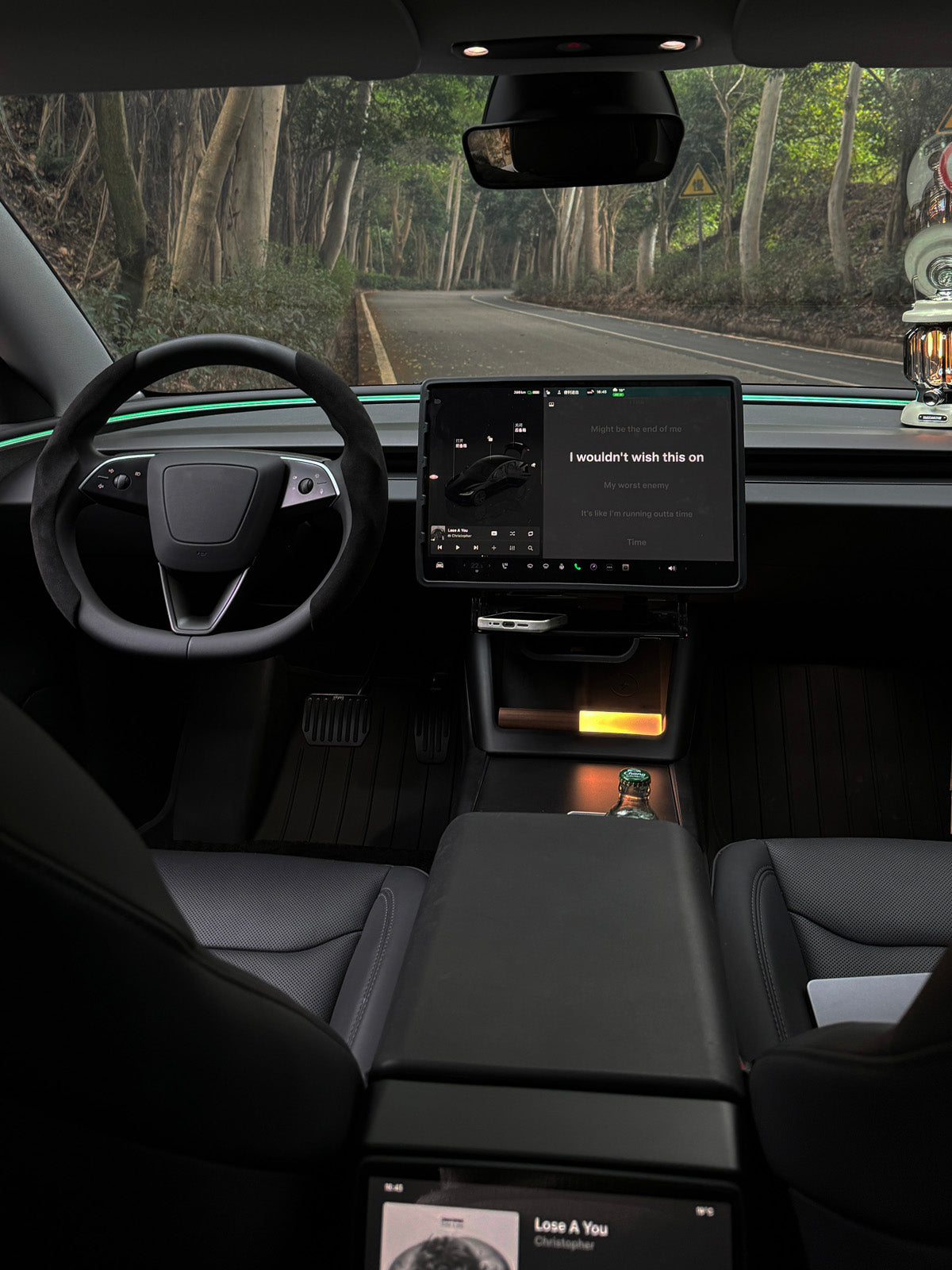 PureDeco Rear Air Outlet Cover for Tesla Model 3 Highland 2025 2024