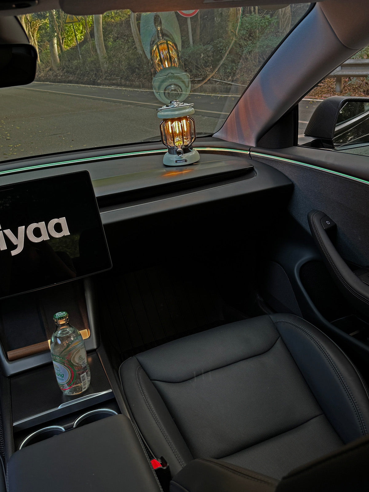 PureDeco Dashboard Cover for Tesla Model 3 Highland 2025 2024