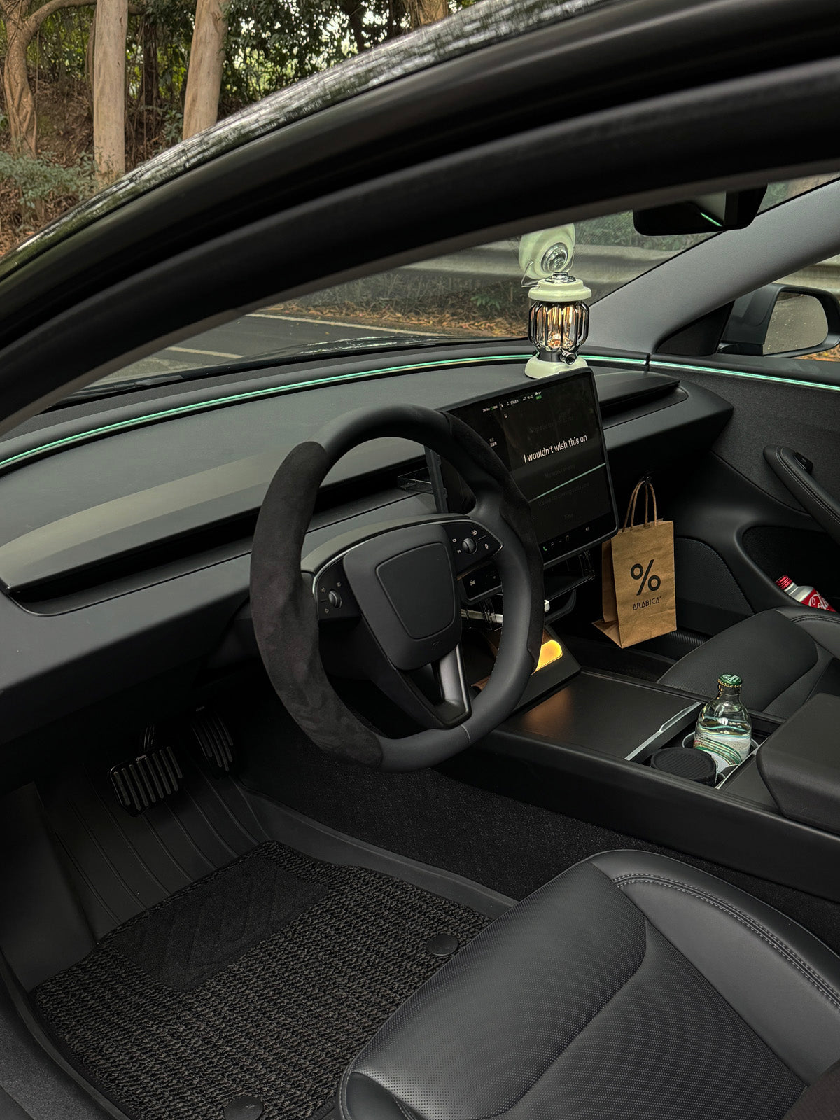 PureDeco Dashboard Cover for Tesla Model 3 Highland 2025 2024